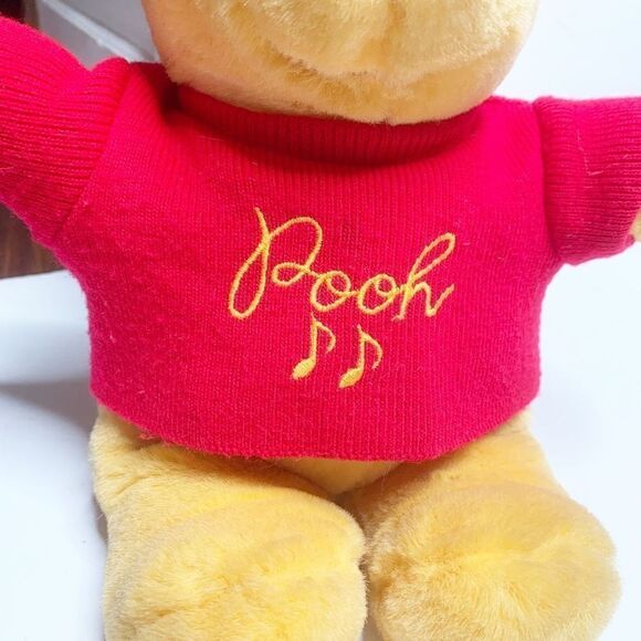 Vintage Winnie The Pooh Plush Walt Disney Gund Sears 12” Soft Shirt Music Sound - Picture 2 of 7